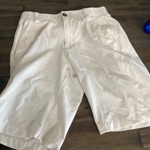 Under Armor white shorts